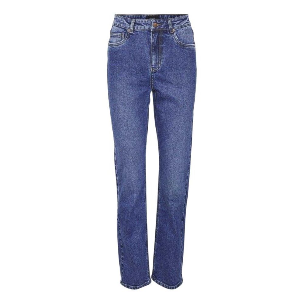Vero Moda Womens/Ladies Drew Denim Straight Jeans / Dark Blue